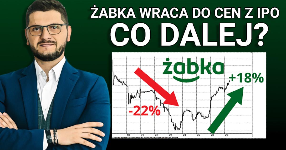 Żabka akcje cena